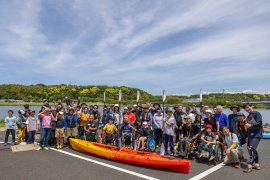 パラカヌー体験会当日の様子 パラカヌー体験会当日の様子