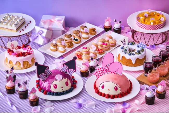 【ヒルトン東京お台場】「マイメロディ50周年＆クロミ20周年」スペシャルコラボ　ふたりのバースデーパーティーをテーマにした限定スイーツビュッフェ＆アフタヌーンティーが登場！