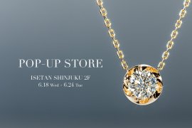 ブランド初となる百貨店ポップアップストアを開催