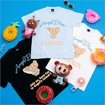 日焼けしたナカムラくんがキュート！ エンジェルブルー新作Tシャツが登場＆好評の総柄キャミソール再販も
