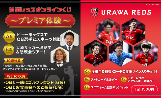 浦和レッズOB選手との交流などが当たる！ぴあのオンラインくじサービス「Pickzy（ピクジー）」にて「浦和レッズ オンラインくじ ～プレミア体験～」を販売開始！