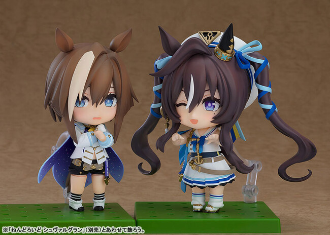 『ウマ娘 プリティーダービー』より「シュヴァルグラン」「ヴィブロス」が、ねんどろいどになって登場。