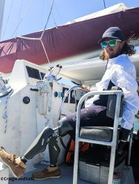 ＜世界初＞三肢切断で単独太平洋横断に挑むクレイグ・ウッド氏　7000海里の航海の末、6月下旬に広島港に到着予定