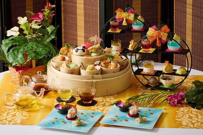 【ロイヤルパークホテル】南国スイーツや夏に嬉しい点心が並ぶトロピカル チャイニーズアフタヌーンティーが登場！