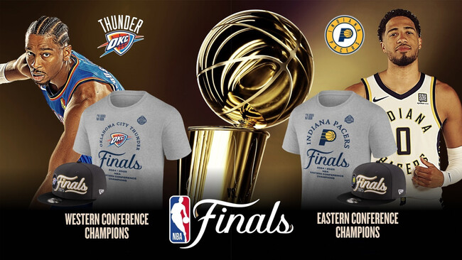 「NBAファイナル2025 presented by YouTube TV」記念グッズをNBAStore.jpで販売開始