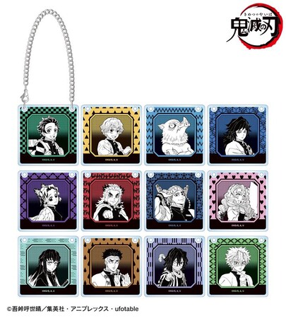 アニメ「鬼滅の刃」のトレーディングアクリルドアプレート風チャーム、パタパタクロック、マルチデスクマットなどの受注を開始！！アニメ・漫画のオリジナルグッズを販売する「AMNIBUS」にて