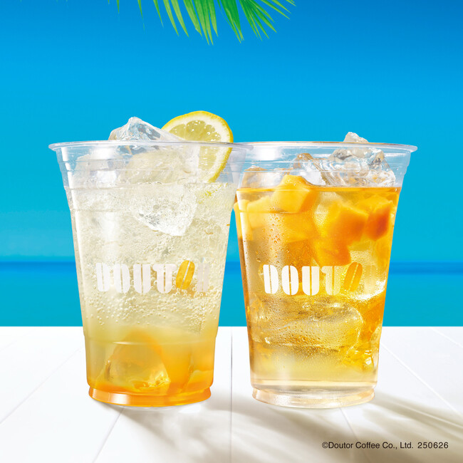 6月26日発売　ドトール夏メニュー第2弾！　弾けるソーダドリンクや爽やかなジャスミンティーが新登場　新作ヨーグルンやフルーツを使ったケーキも