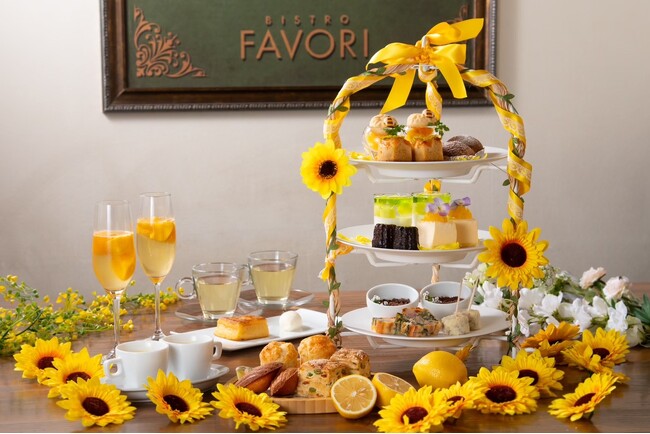 代官山で夏を彩る！BISTRO　FAVORI代官山の一番人気「ひまわりハニーアフタヌーンティー」今年もスタート致します。