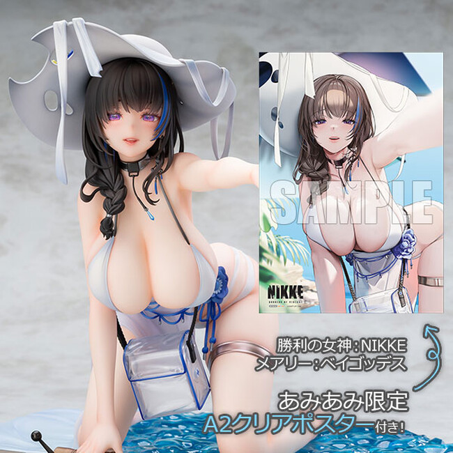 『勝利の女神：NIKKE』より、「メアリー：ベイゴッデス」がフィギュアで登場。あみあみ限定特典付きでご案内中。
