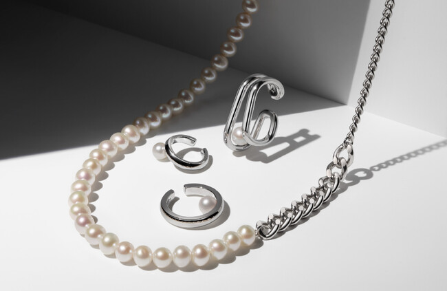 ４℃のジェンダーレスライン「４℃ HOMME+」から　パールと地金が織りなす新シリーズ「Pearl Collection」が登場
