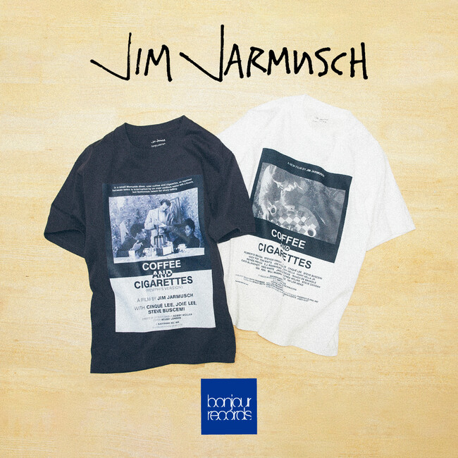 JIM JARMUSCH for bonjour records 『Coffee&Cigarettes』Exclusive T-shirt