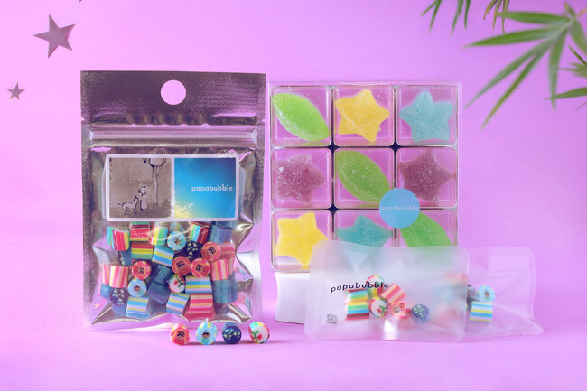 今年は羽衣をまとった織姫から職人技が光る天の川デザインまで七夕を盛り上げるキャンディとバブレッツが登場！PAPABUBBLEの七夕シリーズ　6月19日より発売