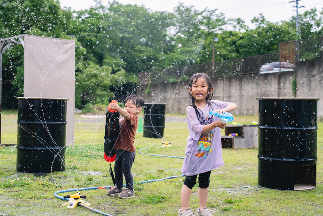 【愛知県一宮市】 びしょ濡れになって猛暑を吹き飛ばそう！ グランピング＆バーベキュー場に「水鉄砲フィールド」が期間限定で登場！