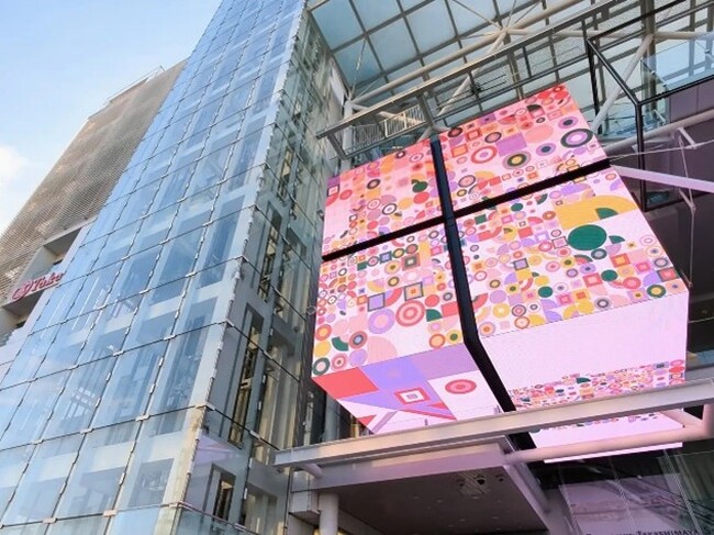 【玉川高島屋S・C】 地域とつながる夏の特別企画 今春リニューアルしたLEDキューブ連動のアート体験や親子で学ぶ環境教育ワークショップを実施