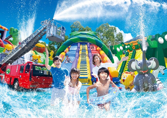さがみ湖MORI MORIに、猛暑にぴったりなクールなエリアが登場！関東最大級の屋外水遊び広場「スプラッッッシュカーニバル」6/28(土)オープン