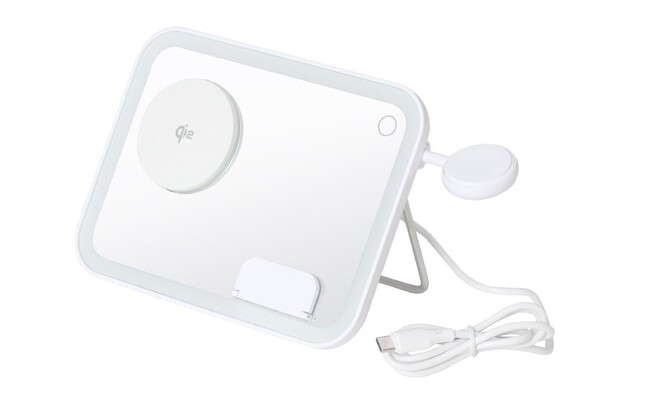 『LEDミラー付き「3in1ワイヤレスチャージャー」』を発売