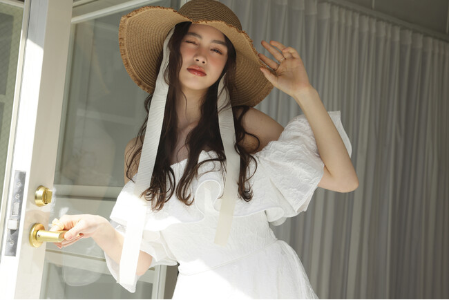 aim東京原宿店より新作ドレス公開。夏らしさと可愛さの中に光る、fashion＆beautyの新提案。