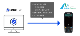 モバイルクリエイトとオプティム、ビジネス向けモバイル端末のセキュリティ・業務効率化向上で協力 モバイルクリエイトとオプティム、ビジネス向けモバイル端末のセキュリティ・業務効率化向上で協力