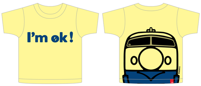 【トレインパーク白山限定】ドクターイエロー（T３）×OJICO半袖Tシャツ登場！