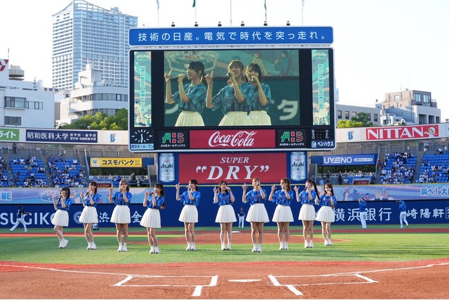 ＝LOVE 「推せ推せ！YOKOHAMA☆IDOL SERIES 2025」 横浜DeNAベイスターズ×埼玉西武ライオンズ戦にてパフォーマンスを披露！