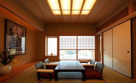 趣のある純和風空間で寛ぐ