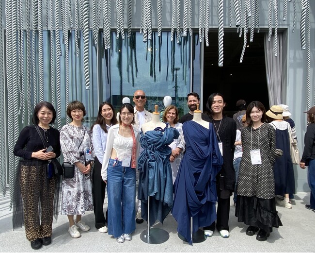 【イベントレポート／大阪文化服装学院】大阪・関西万博「ポルトガルパビリオン」にてドレーピングのライブパフォーマンスを実施