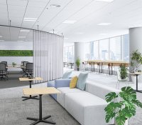 間仕切り専用のノイズレスカーテンレール「フロウ」をはじめとした、カーテンレールの新製品を7月14日(月)より全国で販売開始