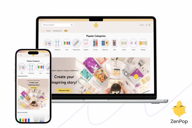 日本の文房具文化を世界へ！ZenPop、海外向け単品販売を開始