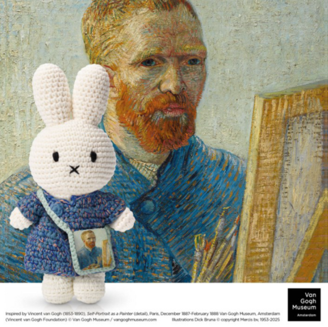大阪・関西万博開催記念 大阪市立美術館リニューアル記念特別展「ゴッホ展 家族がつないだ画家の夢」オランダ・ジャストダッチ社のミッフィー「あみぐるみ」と美術展では初となるコラボレーションが実現！