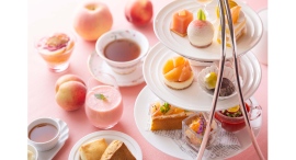 横浜ベイホテル東急、夏限定「桃 アフタヌーンティー」7/1より開催