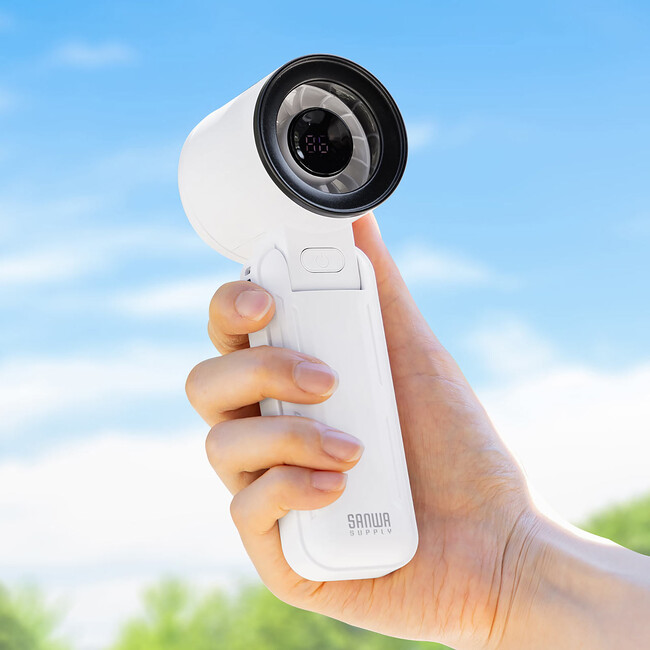 普通の携帯扇風機には戻れない！ドライヤーのようにパワフルな風を送る3WAYハンディファンを6月24日に発売
