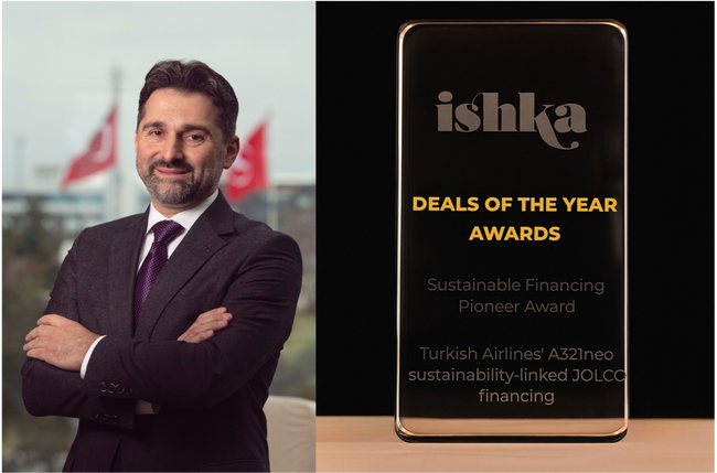 【ターキッシュ エアラインズ】画期的サステナビリティ連動型融資でIshka社「Sustainable Financing Pioneer Award」を受賞