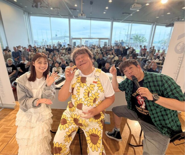 石塚英彦さんもまいう～！「God Bless Saturday」がハマフェスY166でもりあがる象の鼻テラスから公開生放送！