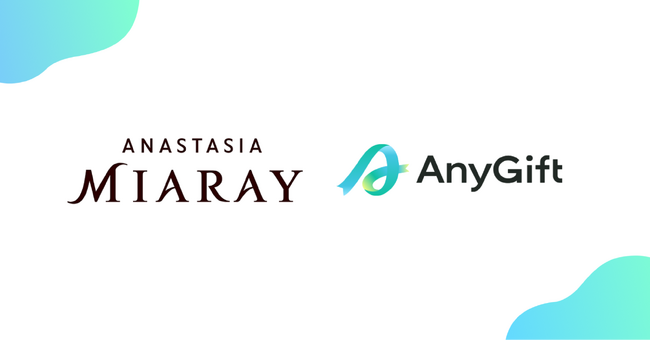 アナスタシア ミアレ公式オンラインショップにて、店舗で使える『AnyGift』のデジタルチケットを導入