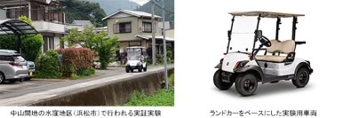 浜松市の中山間地で低速超小型モビリティの実証実験を開始～1人乗りミニカーで、地域の実情に合った高齢者の自立的な移動手段の実装を目指す～