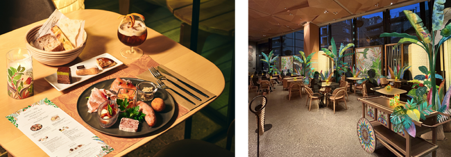 スターバックス リザーブ(R) ロースタリー 東京　バカンス気分で楽しむ、カクテル×フード×コーヒーを楽しめる 初のディナーセットなどロースタリー流の避暑地を体験するサマーシーズン第2弾