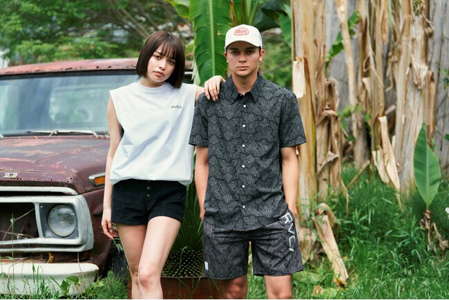 ＜RVCA×AZUL BY MOUSSY＞ 速乾＆UV機能付きのカプセルコレクションが7月9日(水)発売