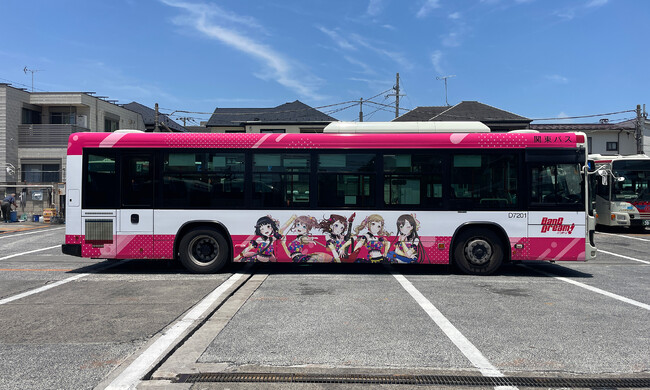 中野区にてバンドリ！コラボのラッピングバスが運行開始！