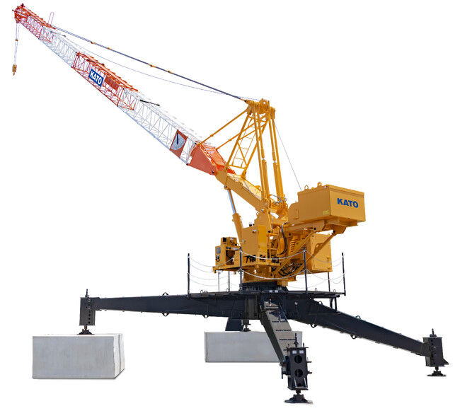 鉄塔建設作業の“作業性・安全性“を追求2.8ｔ吊り組立定置式ジブクレーン「CSH36-6」25年6月販売開始