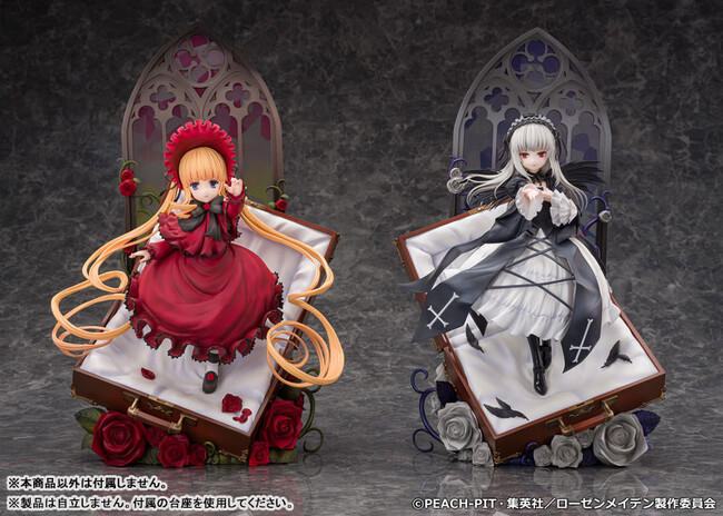 TVアニメ『ローゼンメイデン』より、「真紅」「水銀燈」がフィギュアで登場。あみあみにて、それぞれ予約受付中。