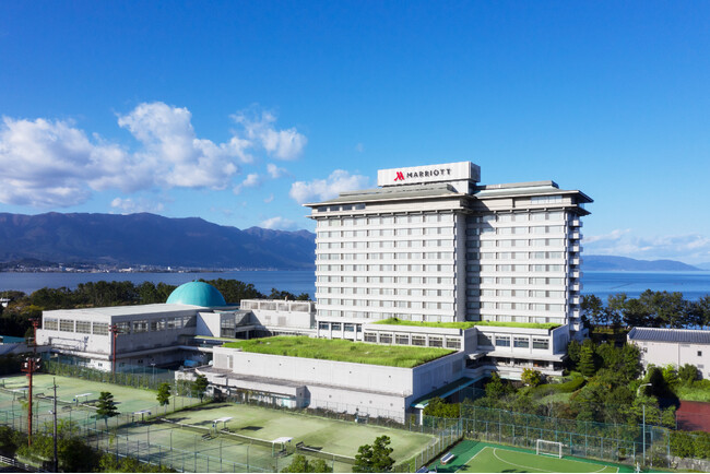 【琵琶湖マリオットホテル】宿泊施設向け品質認証「SAKURA Quality　An ESG Practice」にて4御衣黄桜を滋賀県で初取得