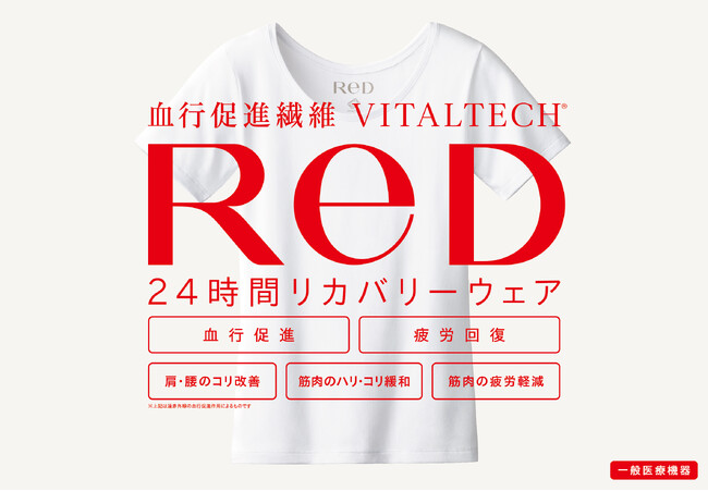 24時間リカバリーウェア 「ReD（レッド）」伊勢丹新宿店でPOP-UPイベントを開催