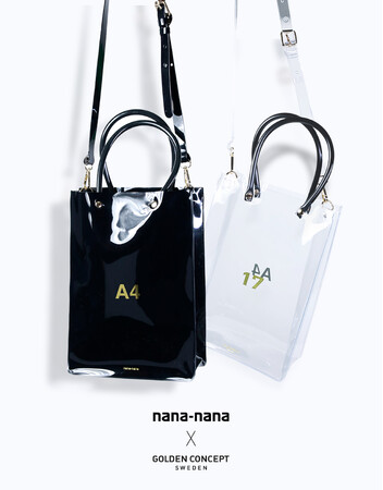 東京発のバッグブランド「nana-nana（ナナナナ）」と「ゴールデンコンセプト」がコラボレーション。スタジアムにも持ち込める、スケルトン素材が映える2WAYコラボレーションバッグが登場。