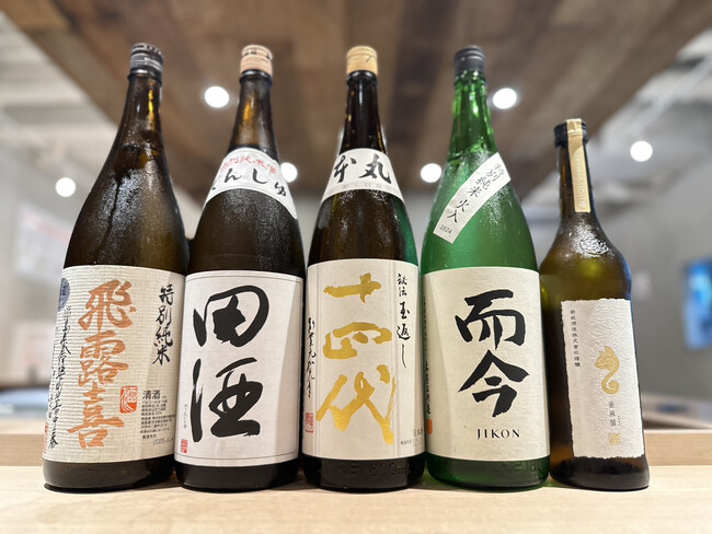 【破格￥3,280】十四代・而今・新政など『希少酒5種飲み比べ』＋『日本酒23種飲み放題』｜7月1日(火)～7月31日(木)、日本酒原価酒蔵6店舗で限定開催！