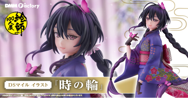【DMM Factory】「絵師100人展 13」にて発表された人気イラストレーター『DSマイル』氏のイラスト作品『時の輪』をスケールフィギュアで再現