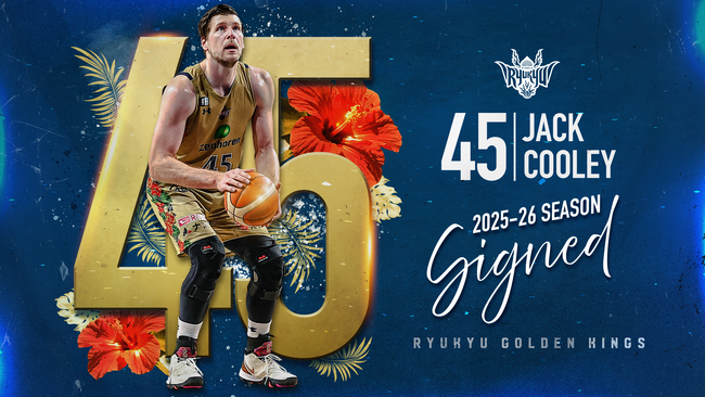 #45 ジャック・クーリー選手 契約(継続)のお知らせ