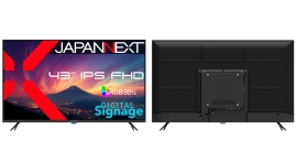 JAPANNEXTが43インチ IPSパネル搭載 USB再生に対応した大型フルHD液晶モニターを39,980円で6月27日(金)に発売