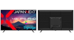 JAPANNEXTが43インチ IPSパネル搭載 USB再生に対応した大型フルHD液晶モニターを39,980円で6月27日(金)に発売