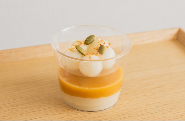 【和菓子の夏革命】南国の香り漂う「杏とココナッツの白玉しるこ」がシャポー限定で2025年7月11日(金)より新登場