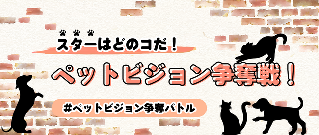 スターはどのコだ!ペットビジョン争奪バトル開始!